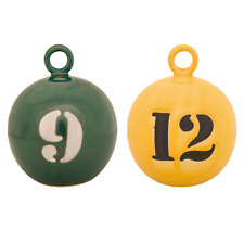 Set of 2 Decorative Ceramic