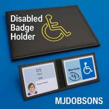Disabled Badge Holder | Safe Parking Permit Display Cover Wallet