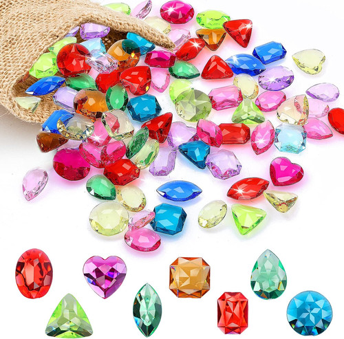 100 pieces gemstones pirate - 100, gemstones,
