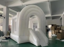 White Inflatable Bouncy Castle