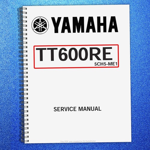 Yamaha tt600r tt600re - tt600r,