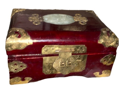 Vintage wood brass - wood, jewellery