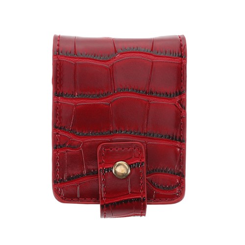 Lipstick case with mirror and - case,