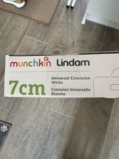 Lindam 7cm Universal Pressure Fit Safetystair Gate Extension - White