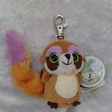 Aurora Yoohoo & Friends - meerkat - Soft Toy Keychain Keyring Key Clip 3"