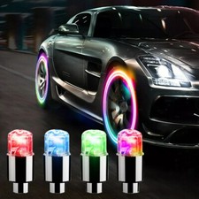 24Pcs LED Wheel Tire Air Valve Stem Caps Neon Light For Motor Bike Car Bicycle