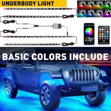 4x RGB LED Under Car Tube