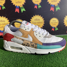 RARE 2022 NIKE AIR MAX 90 SE "ANIMAL PACK" (DH5075-100) TRAINERS SIZE UK 7