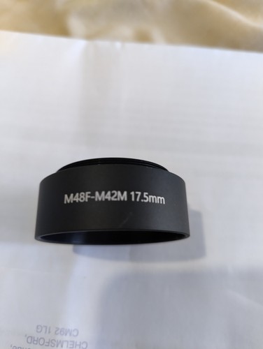 Adapter ring m48 female m42 - ring,