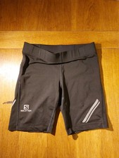 Boys Black Salomon Advanced Skin Active Dry Compression Shorts. Size M.