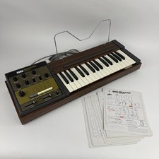 Vintage Korg M-500 Micro Preset Monophonic Synthesiser 1970s Wood Finish 32 Key