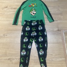 Boys Mario Pjs Age 8/9
