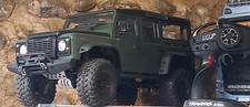 Traxxas 1/10  Land Rover Defender 4x4 new built upgraded chassis with handset