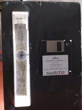 Swatch 90s Graphickers Ltd. Tachibana Collection Watch NOS Wrapped With 3½" Disk