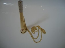 Signal Horn on a long 19" Chain Fog Nice Gift Bosun Whistle Boat Ship ROYAL NAVY