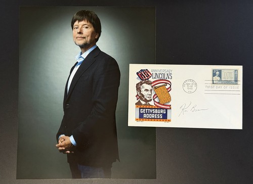 Ken burns signed - burns, envelope