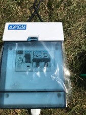 CONSUMER UNIT 2 Way, Ideal for Garage, Shed or Summer House. Electrical Trip Box