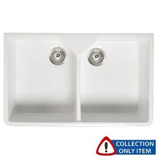 Astini Belfast 800 2.0 Bowl White Ceramic Kitchen Sink "Graded"