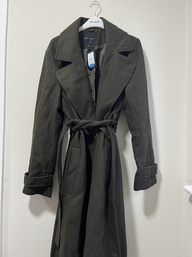 New look size wrap coat - new,