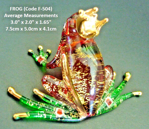 Beautiful glass frog - glass,