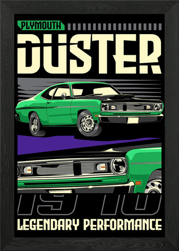 Classic duster muscle car - classic,