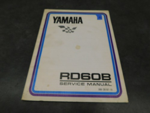 Yamaha rd60b service manual - service,