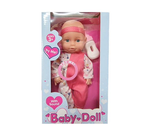 Inch baby doll with sound - inch,