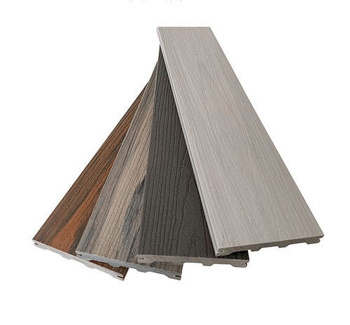Solid composite decking - composite, board