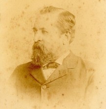 Antique cabinet card photograph portrait gentleman Ashdown South Kensington #34