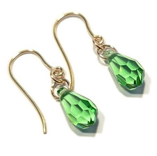 9ct Gold Peridot Earrings