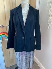 70s vintage black velvet jacket blazer, by Lazy Bones unisex occasion s/m Xmas