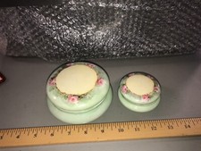 2 Antique Hand Painted Dresser