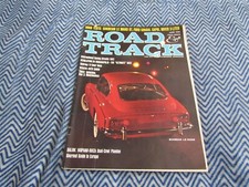 ROAD TRACK MAGAZINE JUNE 1962