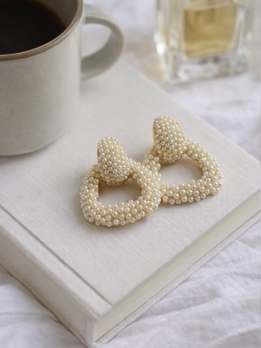 Pearl heart luxe statement - luxe,