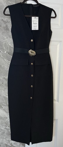 Zara black sleeveless - black, gold