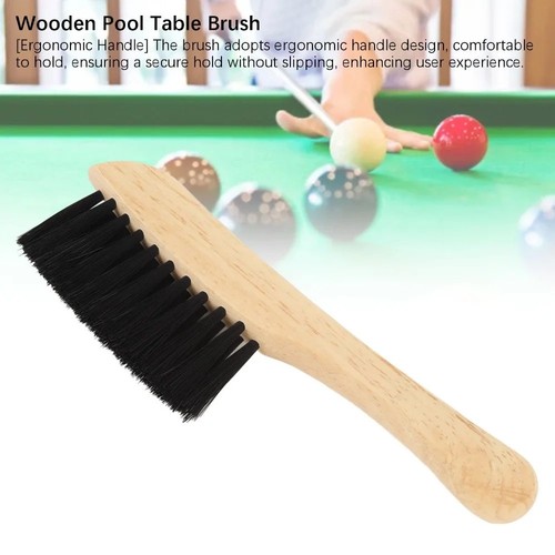 Wooden pool table brush - pool,