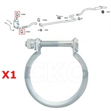 For Citroen C3 C4 & C5 Models 1.5 Front Upper Lower CAT Down Pipe Exhaus