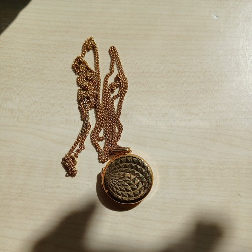 Rolled gold locket chain - locket, &