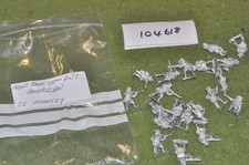 28mm AWI / castings - front rank figures 20 figs - (104618)