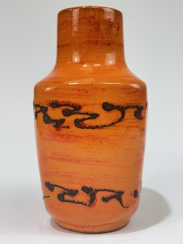 Mid century orange fat lava - mid,