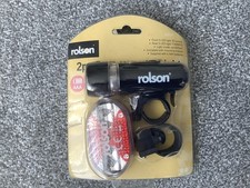 Rolson 2pc LED Bicycle Light 