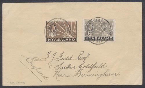 Nyasaland kgv 1934 2d - 1d,