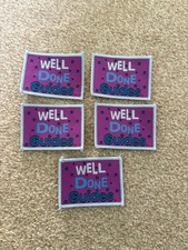 Girl Guide "Guides Well Done" badges