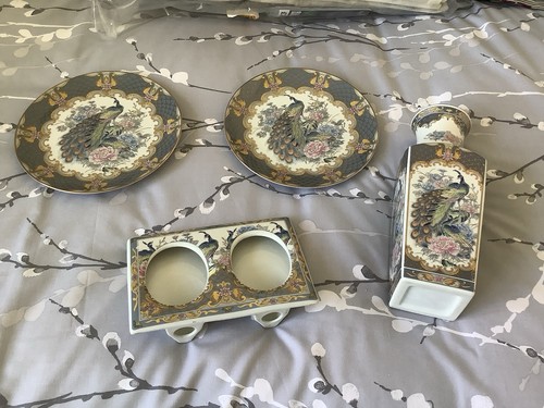 Set peacock decorative - set, 4