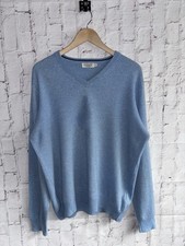 EWM Lochmere Men’s 100% Pure Cashmere Jumper Size Large Mens Sweatshirt
