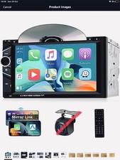 double din 6.2” touchscreen