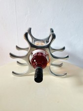 Vintage Aluminium Wine Rack 