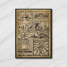 The Legend of Zelda, Wind Waker Scroll, A2, or A3 print