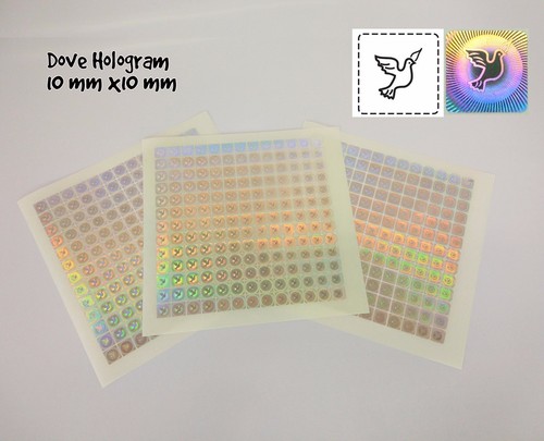 Dove security hologram - dove,