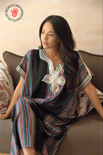 Handmade moroccan kaftan - moroccan,